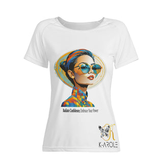 Fearless Heart, Limitless Dreams K-AROLE Womens  T shirt - K-AROLE