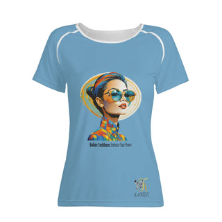 Fearless Heart, Limitless Dreams K-AROLE Womens  T shirt - K-AROLE