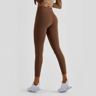 Vibrant Fitness Leggings by K-AROLE: Stylish and comfortable athletic bottoms in a trendy brown shade.