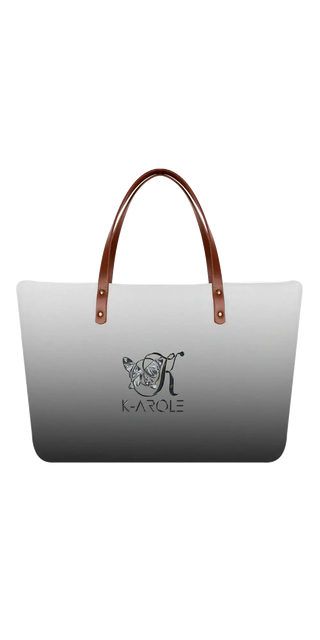 K-AROLE signature blackandwhite tote bag K-AROLE