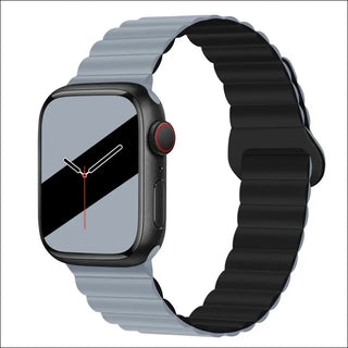 Band Silicone Magnetic Watch Strap - Obsidian Gray