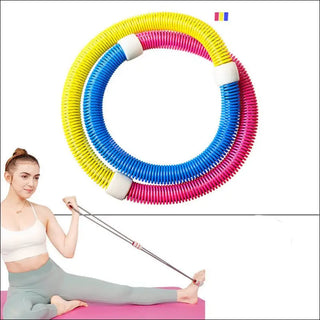 Colorful Resistance Exercise Loop Set - Versatile Fitness Bands for Home Workout - K - AROLE