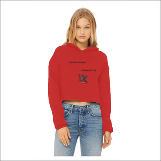 Cozy Crop Top Hoodie - Stylish And Comfortable Athleisure Wear - K - AROLE