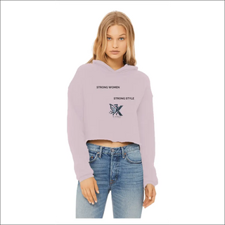 Cozy Crop Top Hoodie - Stylish And Comfortable Athleisure Wear - K - AROLE