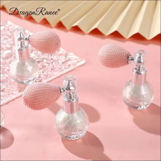 Dreamy Floral Perfume Atomizer with Elegant Glass Bottle - K - AROLE