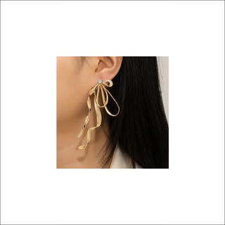 Elegant Cascading Tasseled Hoop Earrings - bijoux