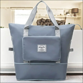 Elegant Silver Tote Bag - K-AROLE Convertible Backpack