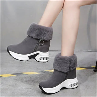 Elevated Winter Women's Warm Platform Sneaker Boots K-AROLE