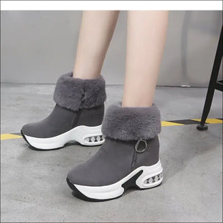 Elevated Winter Women's Warm Platform Sneaker Boots K-AROLE