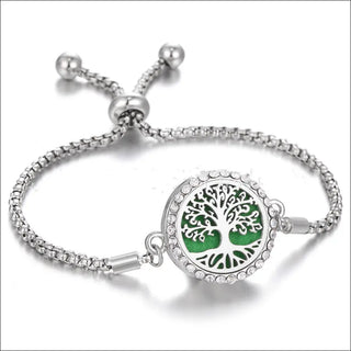 Essential Oil Diffuser Locket Bracelet - Aromatherapy