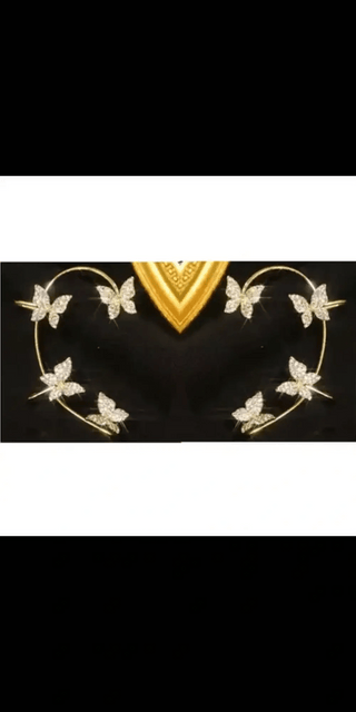 Elegant K - AROLE™️ Butterfly Jewelry Set - Sparkling Earrings and Necklace - K - AROLE