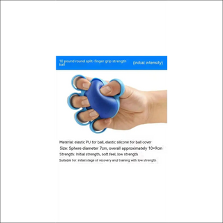 Four-finger thorn ball grip therapy massager for hand and finger strength training