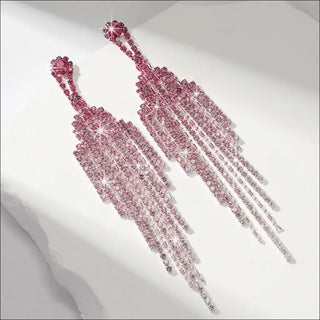 Full Rhinestone Tassel High-grade Affordable Luxury Style