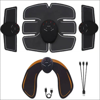 K - AROLE Electric Muscle Stimulator - Rechargeable Abdominal Trainer - K - AROLE