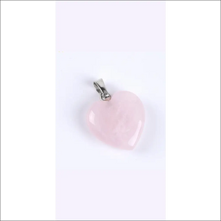 K-AROLE™️ Elegant Rose Quartz Heart Pendant Necklace