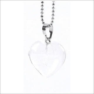 K-AROLE™️ Elegant Rose Quartz Heart Pendant Necklace