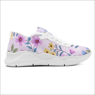 Floral Print Sneakers by K-AROLE - Dominate Your Workouts with These Supportive and Stylish Training Shoes! Featuring a vibrant floral pattern, these trendy sneakers offer comfort and style to elevate your activewear. Explore the latest in women's fashion sneakers at K-AROLE.