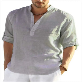 K-AROLE™️ Luxurious Men’s Linen Blend Casual Shirts