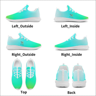 K-AROLE™️ Mint Green Lace-Up Front Running Shoes popcustoms