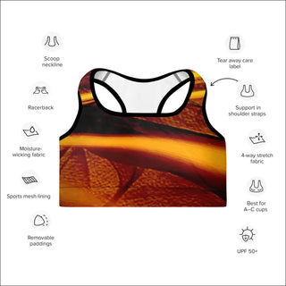 K-AROLE™️ Padded Sports Bra - High-Impact Workout Support K-AROLE