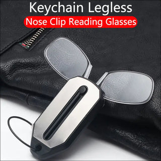 Portable Frameless Reading Glasses