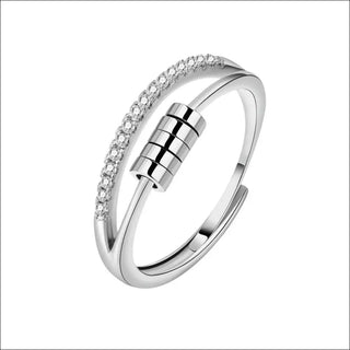 K-AROLE™️ Refined Stainless Steel Layered Ring