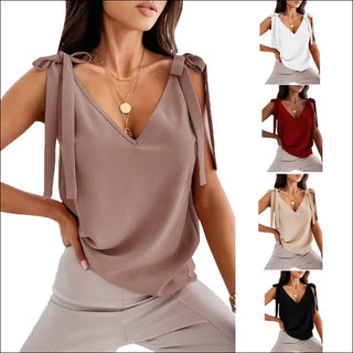 K-AROLE™️ Relaxed V-Neck Sleeveless Tank Top for Women