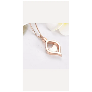 K-AROLE™️ Rose Gold-Plated Sparkling Heart Pendant