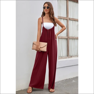 K-AROLE™️ Strap High Waist Casual Wide Leg Jumpsuit