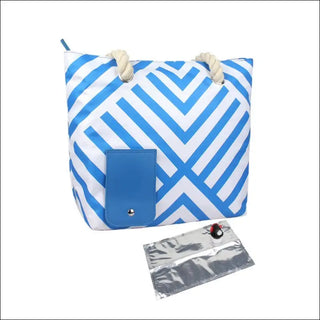 K - AROLE™️ Striped Beach Tote - Stylish and Roomy Bag - K - AROLE