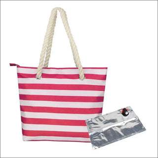 K - AROLE™️ Striped Beach Tote - Stylish and Roomy Bag - K - AROLE