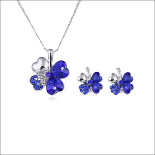 K-AROLE™️ Stunning Floral Crystal Pendant Necklace - Other