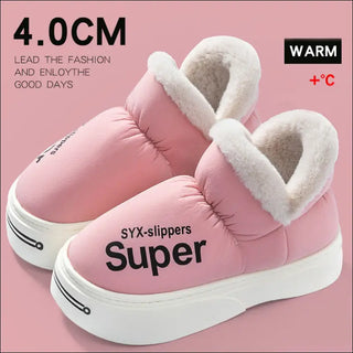 K - AROLE™️ Super Soft Fleece Lined Platform Slippers - K - AROLE