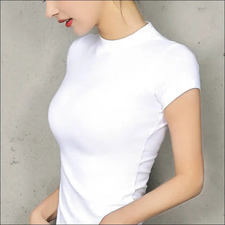 K-AROLE™️ Women’s Classic White V-Neck T-Shirt