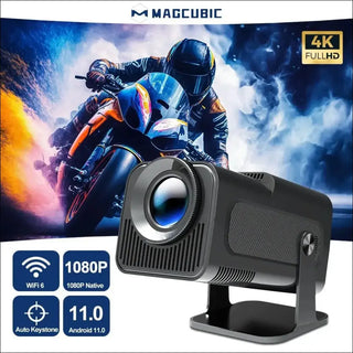 Magcubic Android K Projector 4K Native 1080P Dual Wifi6 BT5.0 Cinema Outdoor Portable Projetor Upgrated HY300 - K - AROLE