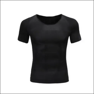 Male Chest Compression T-shirt Fitness Hero Belly Buster