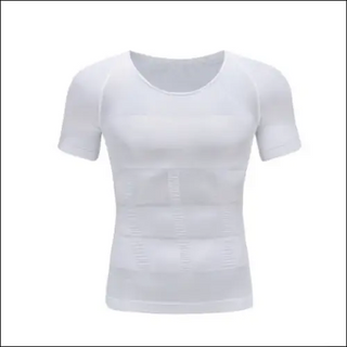 Male Chest Compression T-shirt Fitness Hero Belly Buster