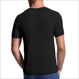 Mens Short Sleeve T Shirt V Neck American Tees