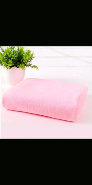 Microfiber bath towel beach - Pink - Bain
