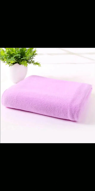 Microfiber bath towel beach - Purple - Bain