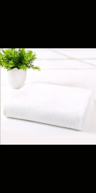 Microfiber bath towel beach - White - Bain