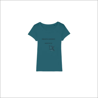 Minimalist Embroidered Crew Neck T-Shirt - K - AROLE