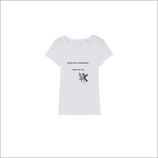 Minimalist Embroidered Crew Neck T-Shirt - K - AROLE