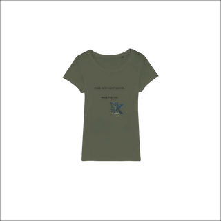 Minimalist Embroidered Crew Neck T-Shirt - K - AROLE