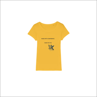 Minimalist Embroidered Crew Neck T-Shirt - K - AROLE