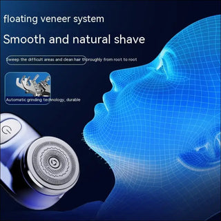 Portable Rechargeable Electric Shaver for Travel - Gradient