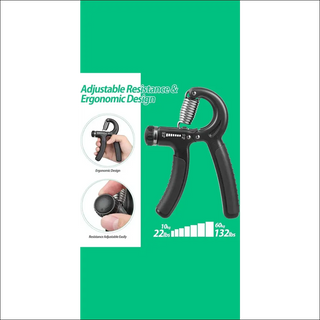 Adjustable Hand Grip Strengthener 22-132Lbs, with ergonomic design and resistance levels, for building hand and forearm strength.