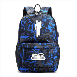 Sleek Camo Backpack: Durable Spacious Storage for School