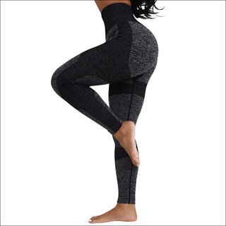 Sleek & Stylish K-AROLE™ High-Waist Yoga Leggings - Black