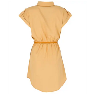 Stunning Belted Chiffon Mini Dress for Women - clothes